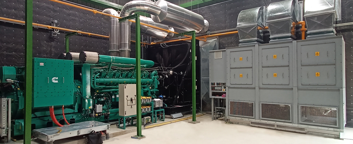 Emergency generator provides fixed and monthly load testing